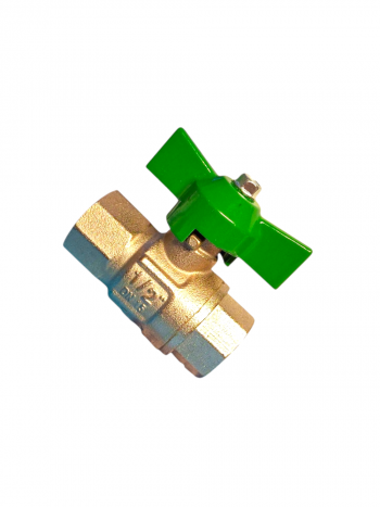 Preview: Messing Trinkwasser Kugelhahn - Typ DVGW - IGxIG (1/2 Zoll x 1/2 Zoll) - PN30